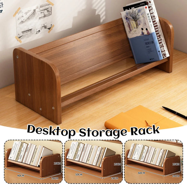 Magazine Rack Library Storage Cabinet Bookcase Books Shelf Bamboo Decorative Shelf Desk Multi-shelf Bookcase Storage Shelf